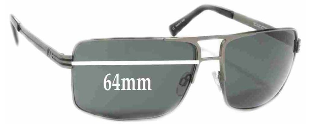Sunglass Fix Replacement Lenses for Electric Ohm II - 64mm Wide