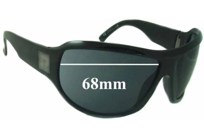 Gucci GG1562S Replacement Sunglass Lenses - 68mm wide 