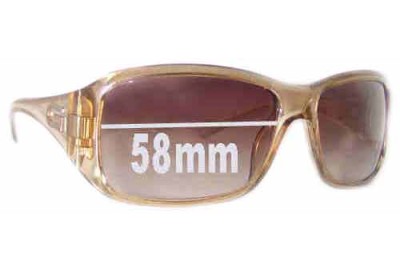 Gucci GG2550/S Replacement Sunglass Lenses - 58mm wide 