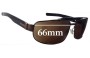 Sunglass Fix Replacement Lenses for Gucci GG1844/S - 66mm Wide 