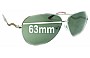 Sunglass Fix Replacement Lenses for Guess GU7021 - 63mm Wide 