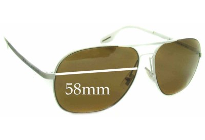 Hugo Boss 0293/S Replacement Lenses 58mm wide 