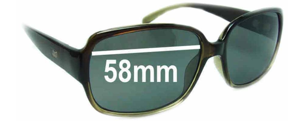 Sunglass Fix Replacement Lenses for JAG 6086 - 58mm Wide