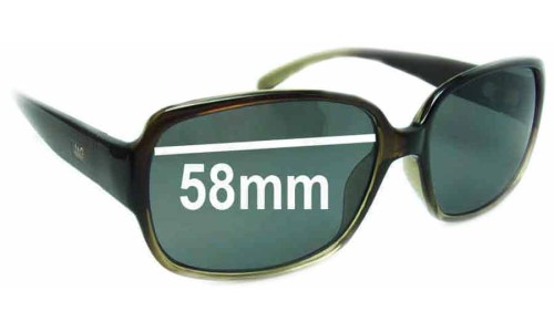 Sunglass Fix Replacement Lenses for JAG 6086 - 58mm Wide 