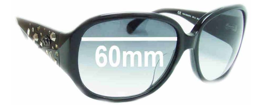 Sunglass Fix Replacement Lenses for Juicy Couture Rich Girl/S - 60mm Wide