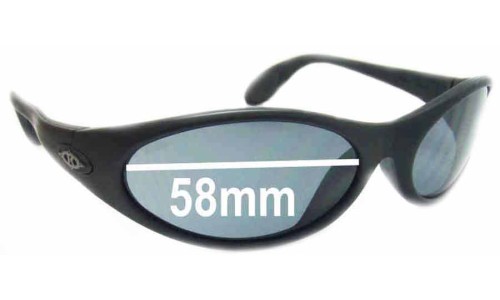 Sunglass Fix Replacement Lenses for Killer Loop K1110 The Fix - 58mm Wide 