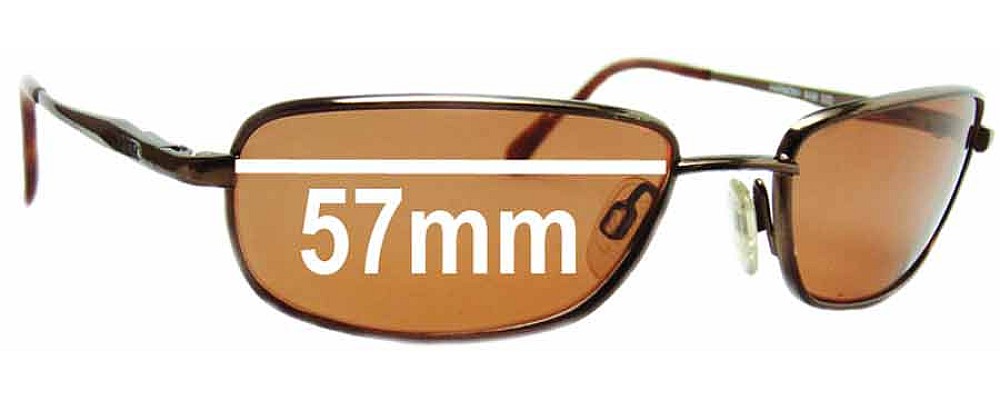 Sunglass Fix Replacement Lenses for Mako 9436 - 57mm Wide