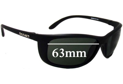Mako Blade 9569 Replacement Lenses 63mm wide 