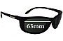 Sunglass Fix Replacement Lenses for Mako Blade 9569 - 63mm Wide 