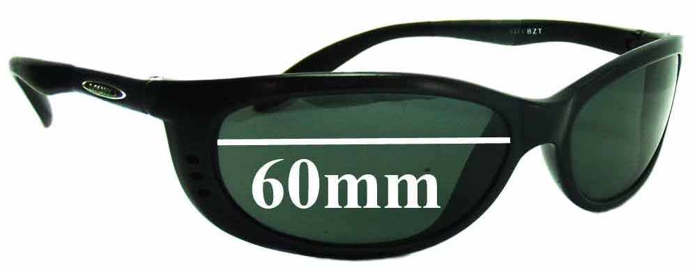 Sunglass Fix Replacement Lenses for Mako Sleek 9371 - 60mm Wide