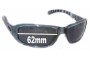 Sunglass Fix Replacement Lenses for Mambo Top Dog - 62mm Wide 