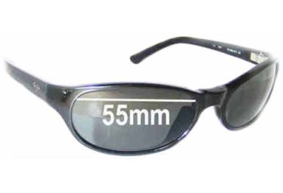 Maui Jim MJ136 Cyclone Replacement Sunglass Lenses - 55mm Wide 