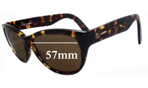 Sunglass Fix Replacement Lenses for Mimco SF 007096 - 57mm Wide 
