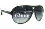 Sunglass Fix Replacement Lenses for Marc by Marc Jacobs MMJ 135/S - 62mm Wide 