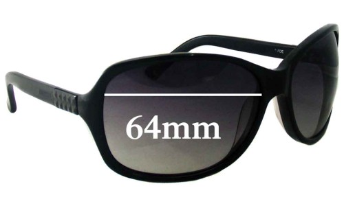 Sunglass Fix Replacement Lenses for Morrissey 1002930 - 64mm Wide 