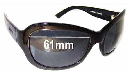 Sunglass Fix Replacement Lenses for Morrissey Jackie Oh! - 61mm Wide 