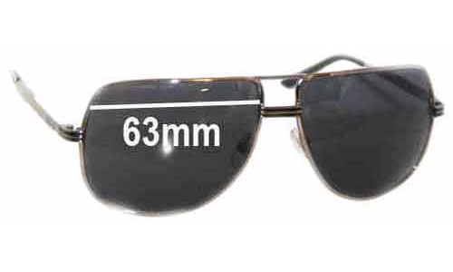Sunglass Fix Replacement Lenses for Morrissey Mile High - 63mm Wide 
