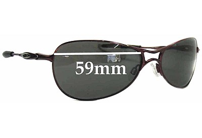 Oakley Crosshair S Verres de Remplacement 59mm wide 