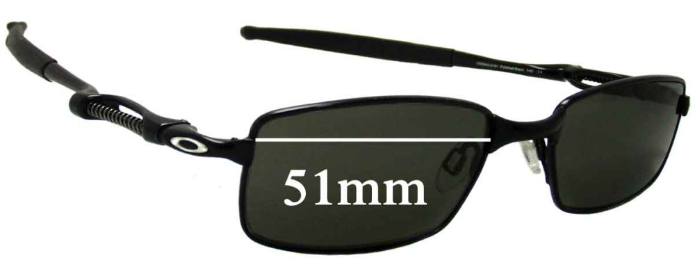 Sunglass Fix Replacement Lenses for Oakley Coilover OX5043 - 51mm Wide