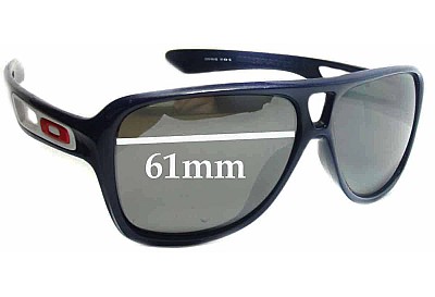 Oakley Dispatch II OO9150 Verres de Remplacement 61mm wide 