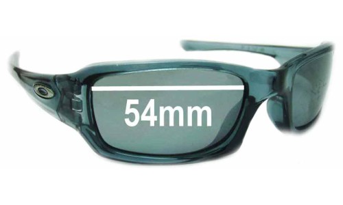 Sunglass Fix Replacement Lenses for Oakley Fives 3.0 - 54mm Wide 
