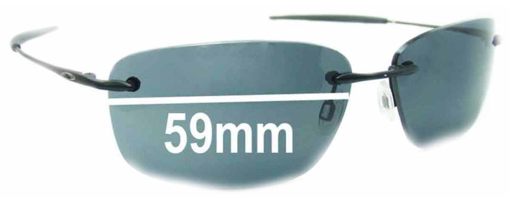 Sunglass Fix Replacement Lenses for Oakley Nanowire 1.0 - 59mm Wide