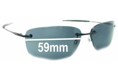 Oakley Nanowire 1.0 Replacement Lenses 59mm wide 