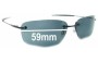 Sunglass Fix Replacement Lenses for Oakley Nanowire 1.0 - 59mm Wide 