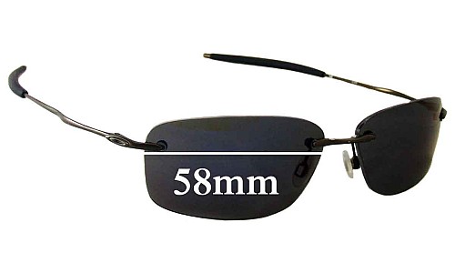 Sunglass Fix Replacement Lenses for Oakley Nanowire 2.0 - 58mm Wide 
