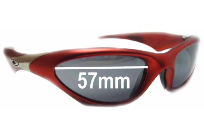 Oakley Scar Replacement Lenses 57mm wide 