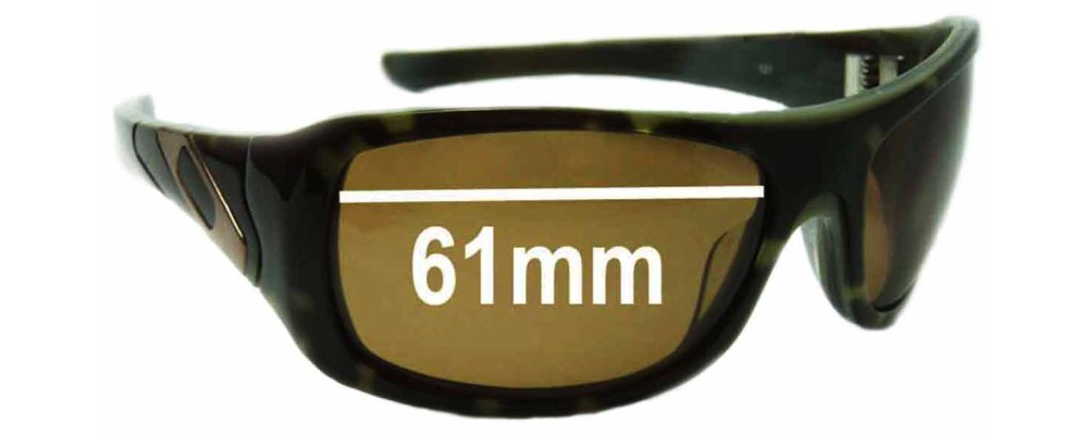 Sunglass Fix Replacement Lenses for Oakley Sideways - 61mm Wide