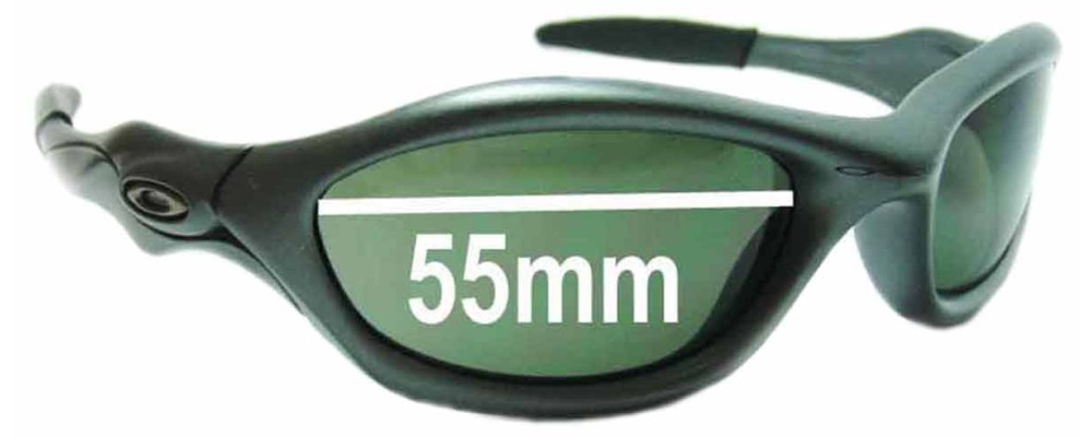 Sunglass Fix Replacement Lenses for Oakley Unknown - 55mm Wide