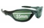 Sunglass Fix Replacement Lenses for Oakley Unknown - 55mm Wide 