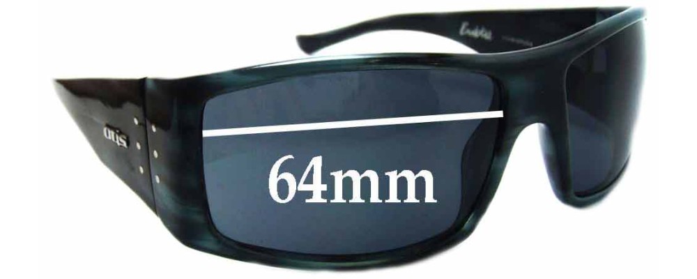 Sunglass Fix Replacement Lenses for Otis Bubba - 64mm Wide