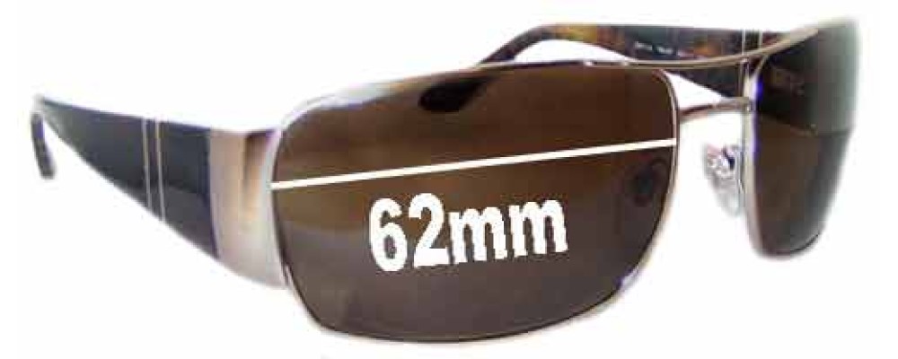 Sunglass Fix Replacement Lenses for Persol 2341-S - 62mm Wide