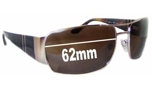 Sunglass Fix Replacement Lenses for Persol 2341-S - 62mm Wide 