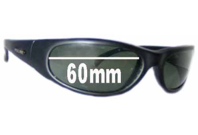 Police MOD 8034 Replacement Lenses 60mm wide 
