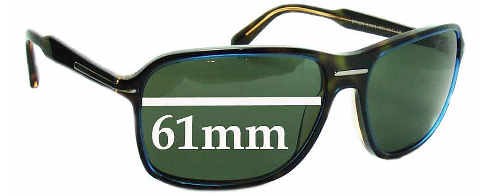 Sunglass Fix Replacement Lenses for Prada SPR02N - 61mm Wide
