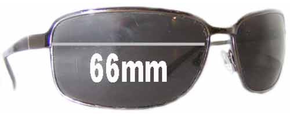 Sunglass Fix Replacement Lenses for Prada SPR52E - 66mm Wide