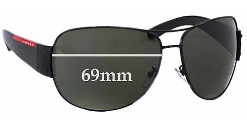 Prada SPS54E 69mm Replacement Lenses by Sunglass Fix™