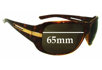 Prada Unknown model Replacement Sunglass Lenses - 65mm wide - 48mm tall 