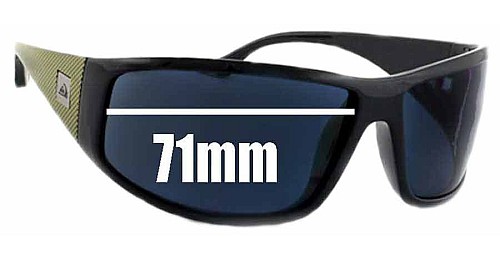 Quiksilver AKKA DAKKA 71mm Replacement Lenses