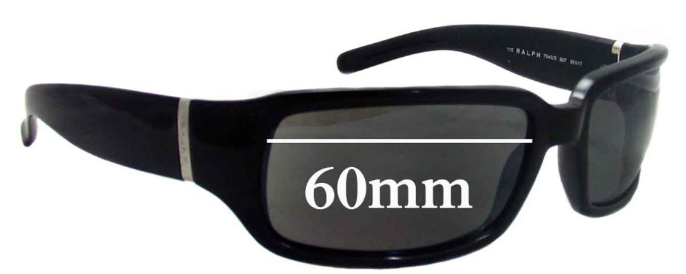 Sunglass Fix Replacement Lenses for Ralph Lauren 7540/S - 60mm Wide