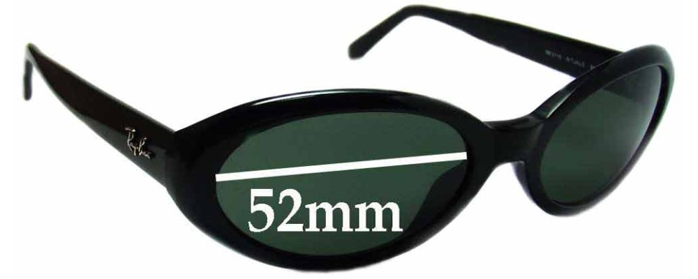 Sunglass Fix Replacement Lenses for Ray Ban RB2110 Rituals - 52mm Wide