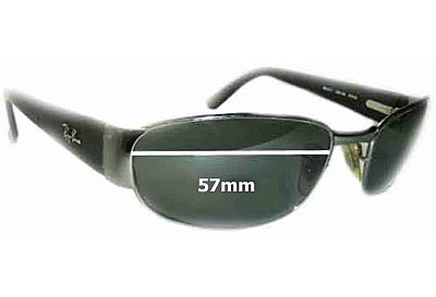 Ray-Ban RB3141 Undercurrent Leather II Verres de Remplacement 57mm wide 