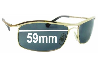 Ray Ban RB3339 Replacement Lenses 59mm wide 