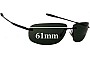 Sunglass Fix Replacement Lenses for Ray Ban RB3391 - 61mm Wide 