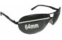 Sunglass Fix Replacement Lenses for Ray Ban RB3393 Warrior - 64mm Wide 