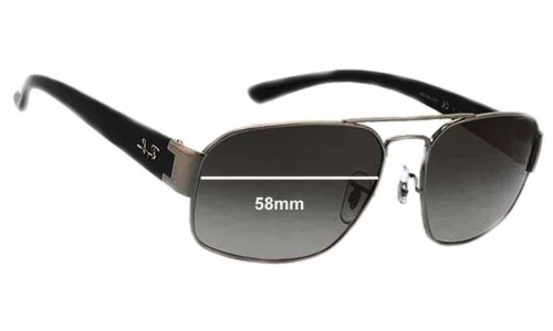 Sunglass Fix Replacement Lenses for Ray Ban RB3427 - 58mm Wide 