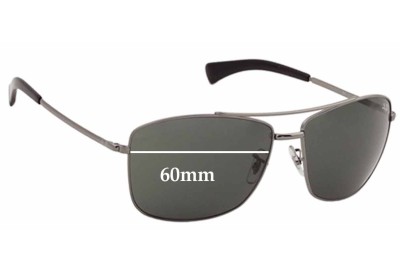 Ray Ban RB3476 Replacement Lenses 60mm wide 